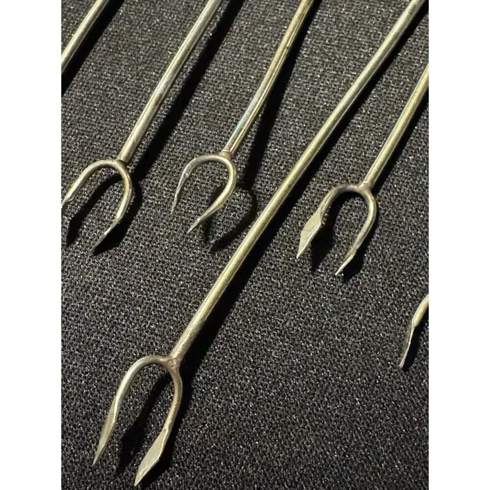Abalone Cocktail Forks Pickle Olive Set Of 12 Alpaca Taxco